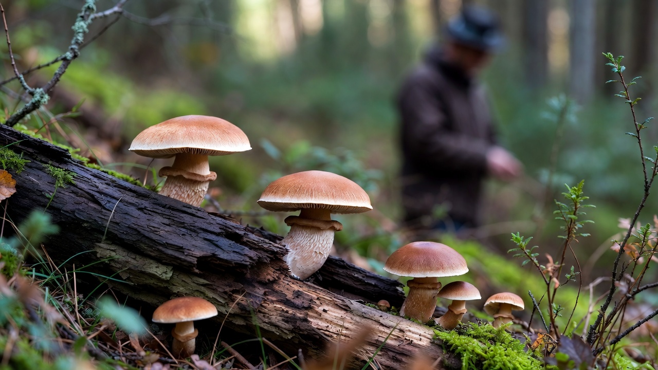 Foraging for mushrooms in the woods - Popular Outdoorsman Foraging for mushrooms in the woods