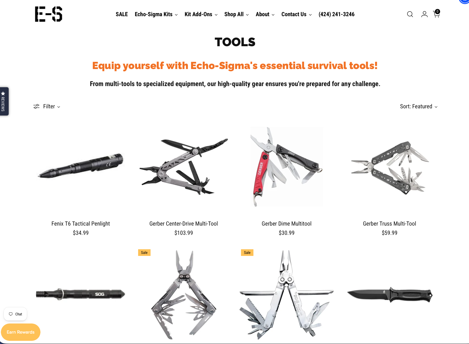 toolspage from echosigma website - Popular Outdoorsman Toolspage from echosigma website