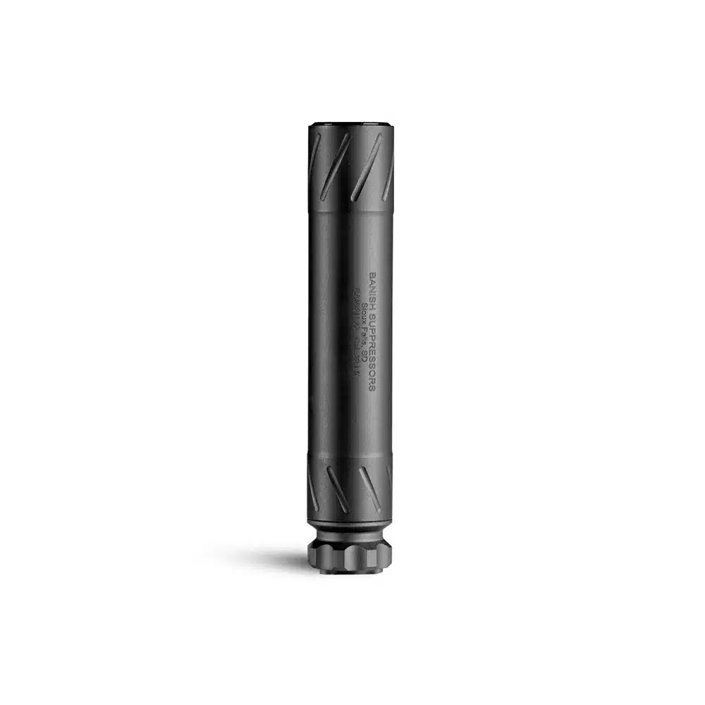 BANISH 22 suppressor for small game hunting on a .22 LR rifle - Popular Outdoorsman BANISH 22 suppressor for small game hunting on a .22 LR rifle